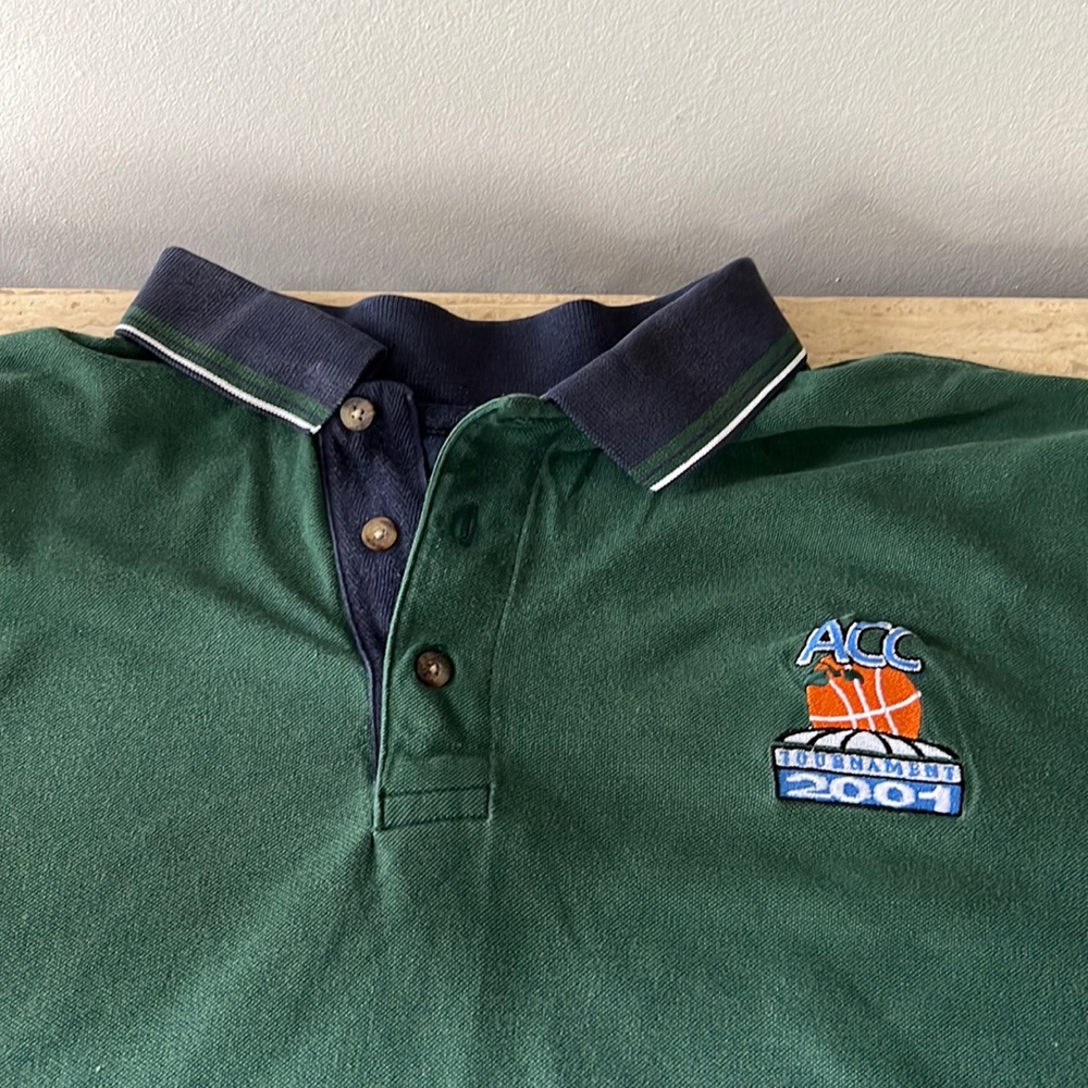 One Vintage ACC Men's Basketball Tournament Polo XXL Atlanta 2001